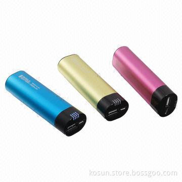 Promotional Power Banks, 2,600mAh Charging Current
